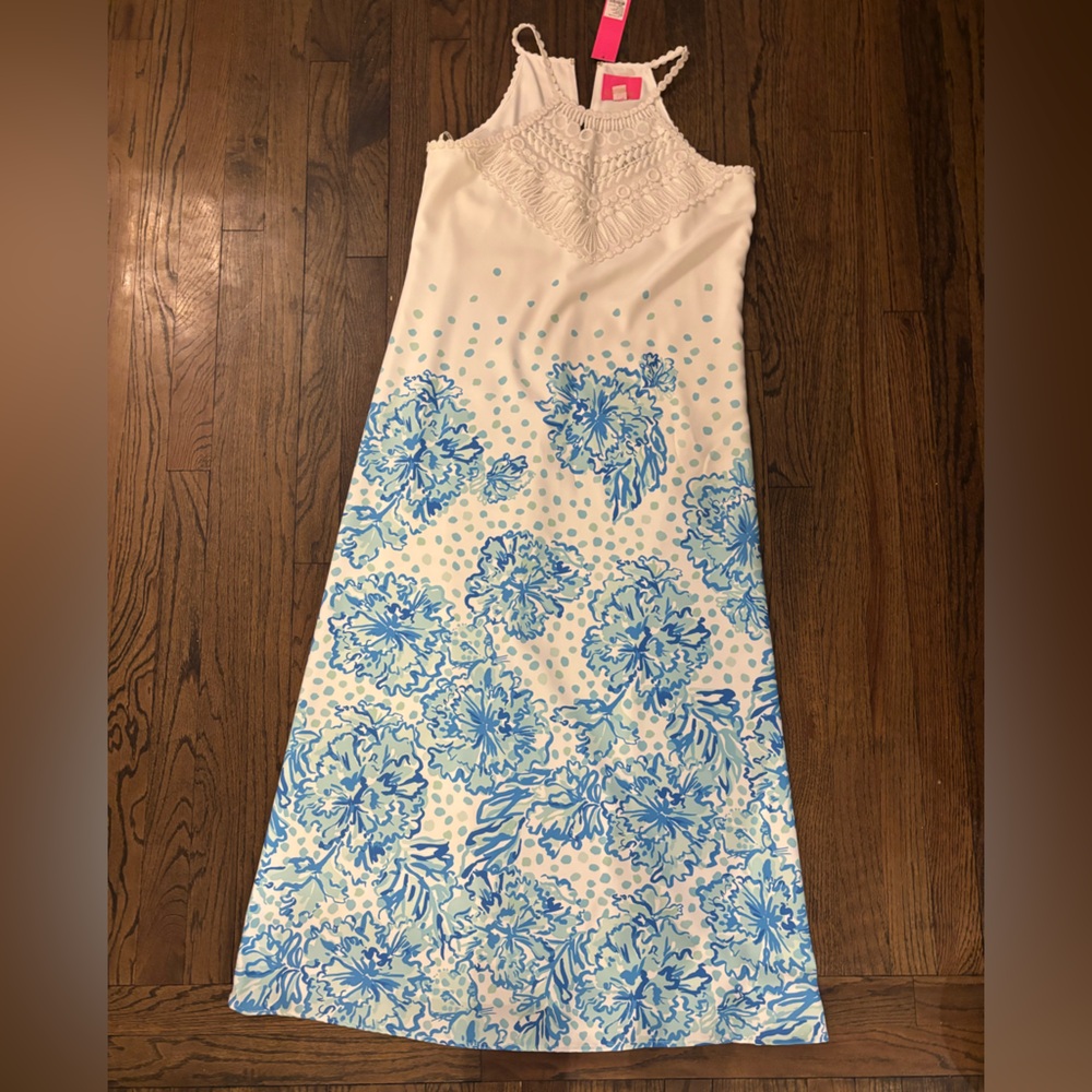 NWT ✨ Lilly Pulitzer Pearl Soft Maxi dress women’s size 6 - Picture 3 of 10
